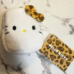 SANRIO サンリオ　ハローキティ　ヒョウ柄　ブラウン　日本限定　ミニポーチ
