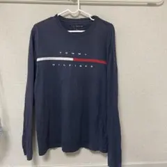 TOMMY HILFIGER 長袖シャツ ネイビー