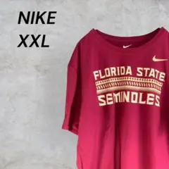 【希少XXL】NIKE フロリダ州立大学 セミノールズ カレッジTシャツ