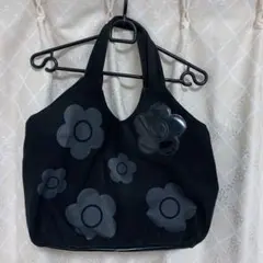 *美品*MARY QUANT ブラックトートバッグ