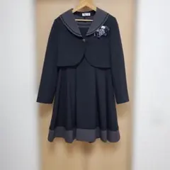 黒とグレーのフォーマルドレスセット（160cm）