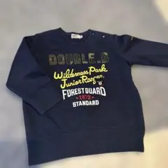 Double.B ネイビー トレーナー 90