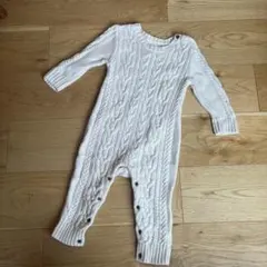 baby GAP ケーブル編みロンパース 12-18ヶ月