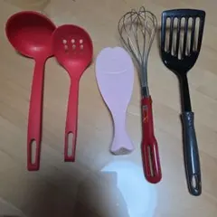 キッチンツール 5点セット お玉 泡立て器 ターナーのサムネイル