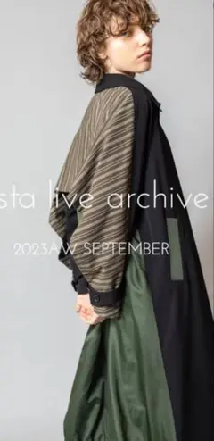 完売品！！新品タグ付き　オズモーシス！バックレイヤーオーバーサイズコート