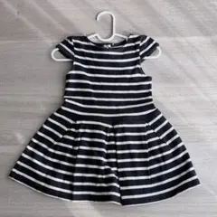 【美品】PETIT BATEAU ストライプ ワンピース 3ans 94cm