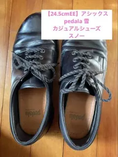 【24.5cmEE】アシックス　pedala 雪 カジュアルシューズ　スノー