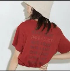 HAVE A BLAST 半袖 Tシャツ レッドのサムネイル