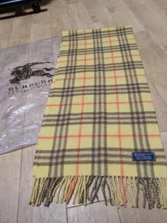 新品未使用品暖かいBurberrys カシミヤ マフラー チェック柄