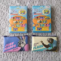 ズートピア2 フラットミニポーチ