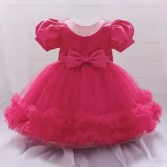 ベビードレス　ピンクドレス　発表会　誕生日　結婚式