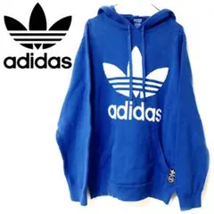 adidas アディダス ニット パーカー トレフォイルロゴ