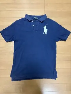 90s swag Ralph Lauren ネイビーポロシャツ