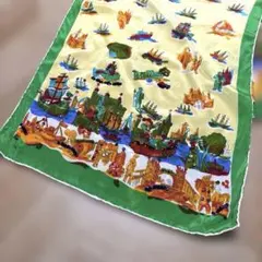 スパンコール　シルクスカーフ