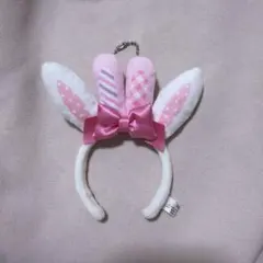 サンリオ うさぎ耳 カチューシャ風 キーホルダー ウィッシュミーメル