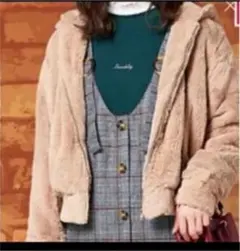 ファーアウター　フード付き