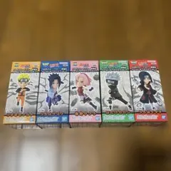 ナルト 疾風伝 ワールドコレクタブルフィギュア ワーコレ 5 点 まとめ売りのサムネイル