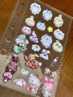 【匿名】正規品　ボンボンドロップシール　ちいかわ　オイスター　おすそ分け　キティ