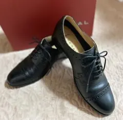リーガルレディース　レースアップシューズ　ブラック　23.５　美品
