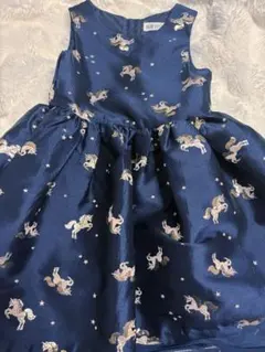 H&M キッズ ドレス ユニコーン柄 116cm 5-6Y 仮装　発表会