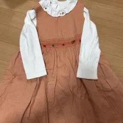 ファミリア　セット　ジャンパースカート　シャツ　120