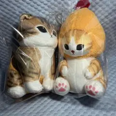 【モフサンドmofusand】えびにゃん BIGぬいぐるみ 2種セット