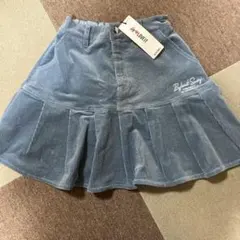 クリスマスセール☆By lovet Sassy ベロア素材水色プリーツスカート