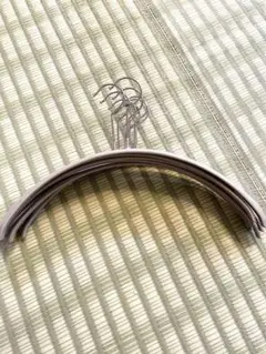 グレー プラスチック製ハンガー 5本セット　ケユカ