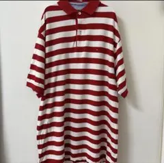 90s TOMMY HILFIGER ポロシャツ ボーダー トミー オールド