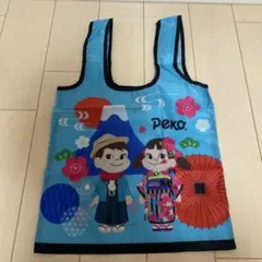 不二家　ペコちゃん　和柄エコバックのサムネイル