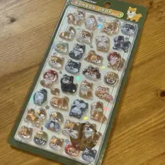 即日配送　正規品　ボンボンドロップシール　和柄　芝犬