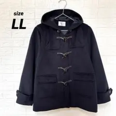 《C・O・L・Z・A 》ネイビー ダッフルコート LL レディース