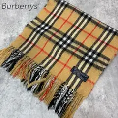 Burberrys マフラー ノバチェック ラムウール100% イギリス製 - メルカリ