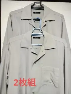 【メンズシャツ】２枚組　サイズМ