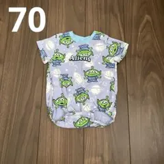 ディズニーベイビー　ロンパース70 リトルグリーンメン