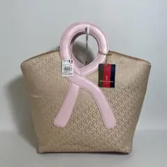 美品 ロベルタディカメリーノ ショルダーバッグ 総柄 Rロゴ キャンバス 