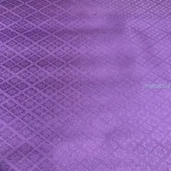 ■和柄 生地 ハギレ金襴 幅70㎝紫パープル地 小花柄☆追加OK