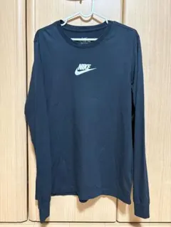 NIKE ロゴ JUST DO IT ロングTシャツ ブラック M
