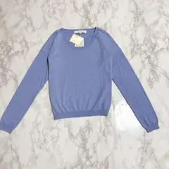 【新品、未使用】MERCURYDUO ニット 長袖　ブルー　M