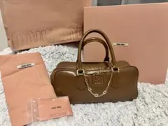 MIU MIU マテラッセ アルカディ レザー バッグ｜正規品｜付属品完備
