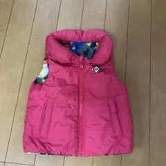 PARTY PARTY リバーシブルカラフルダウンベスト