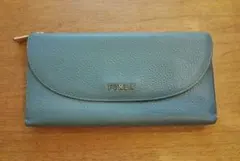 FURLA フルラ 長財布 レディース くすみブルー