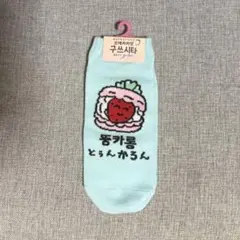 トゥンカロン　靴下　ソックス　レディース　ライトブルー　뚱카롱