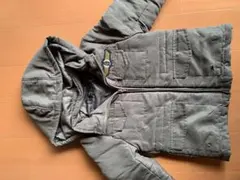 コムサイズム　カーキ中綿コート