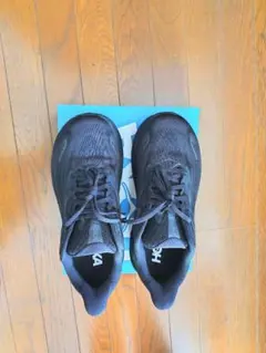 HOKA W CLIFTON 10 X-WIDE 8.5 2E ブラック