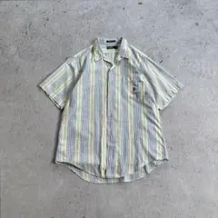 90s 希少 ラルフローレン ADAMS オープンカラー 半袖シャツ USA製
