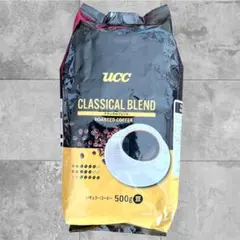 新品、未開封 UCC上島珈琲 クラシカルブレンド豆 500g (豆)のサムネイル
