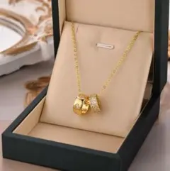 金アレ 【爆売れ】トゥーリング✨czダイヤネックレス サージカルステンレス