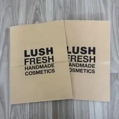 LUSH ショップ袋 ショッパー 2枚セット