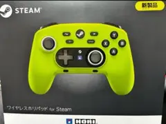 HORI ワイヤレスホリパッド for Steam ネオンイエロー